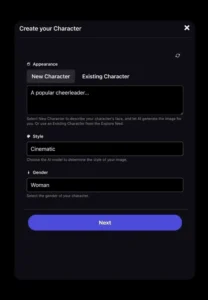 NSFW AI Dream Girl customizer: create personalized AI characters with specific looks, emotions, and outfits